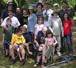 Earl "Buz" Hunt and family