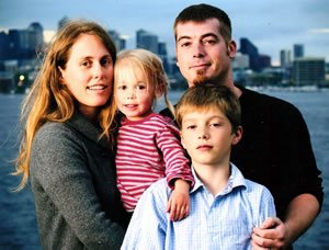 Photo of Daniel Tetrick and family