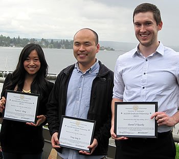 Karen Pang, Yong Sang Jo, and Danny O'Rourke