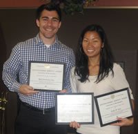 Distinguished Service Award winners - Rick Anthony Cruz and Kelly Koo