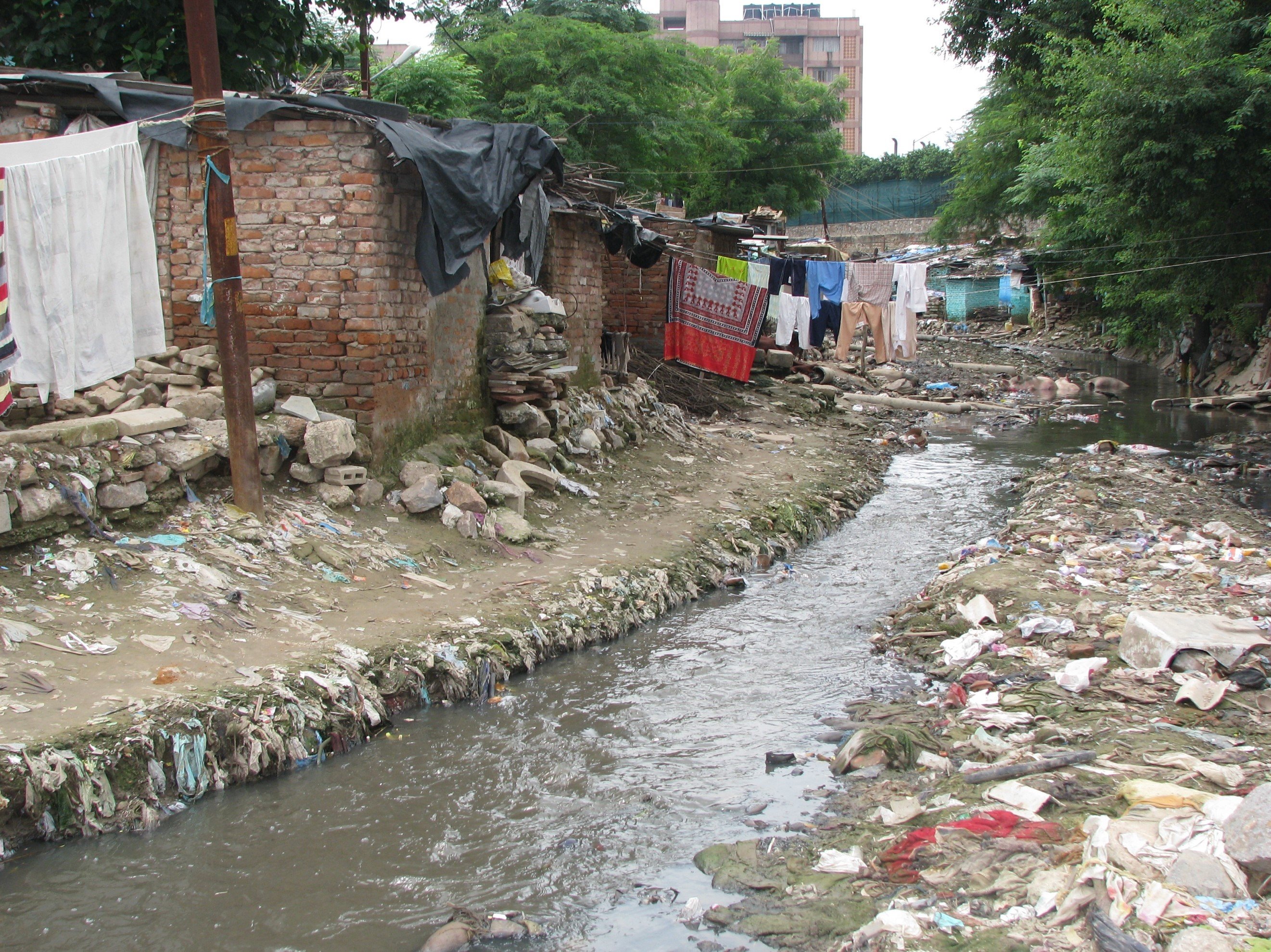 Delhi slum