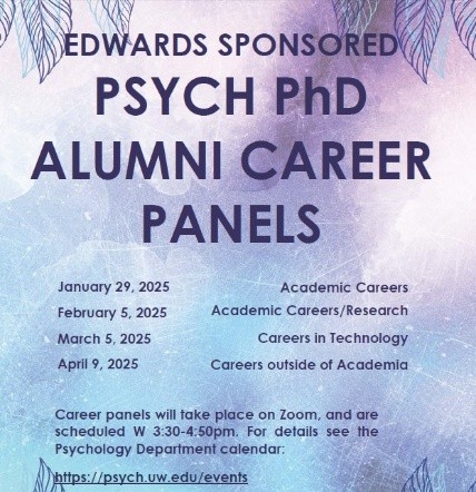 Edwards Sponsored Psych PhD Alumni Career Panels - decorative