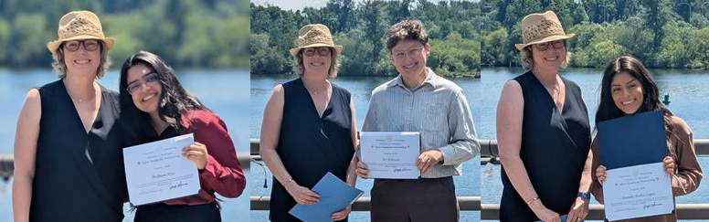 Photo of Mahnoor Hyat, MJ Schneider, and Danny Munoz Lopez