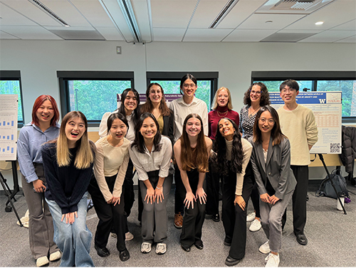 Psychology Honors Program poster session participants 